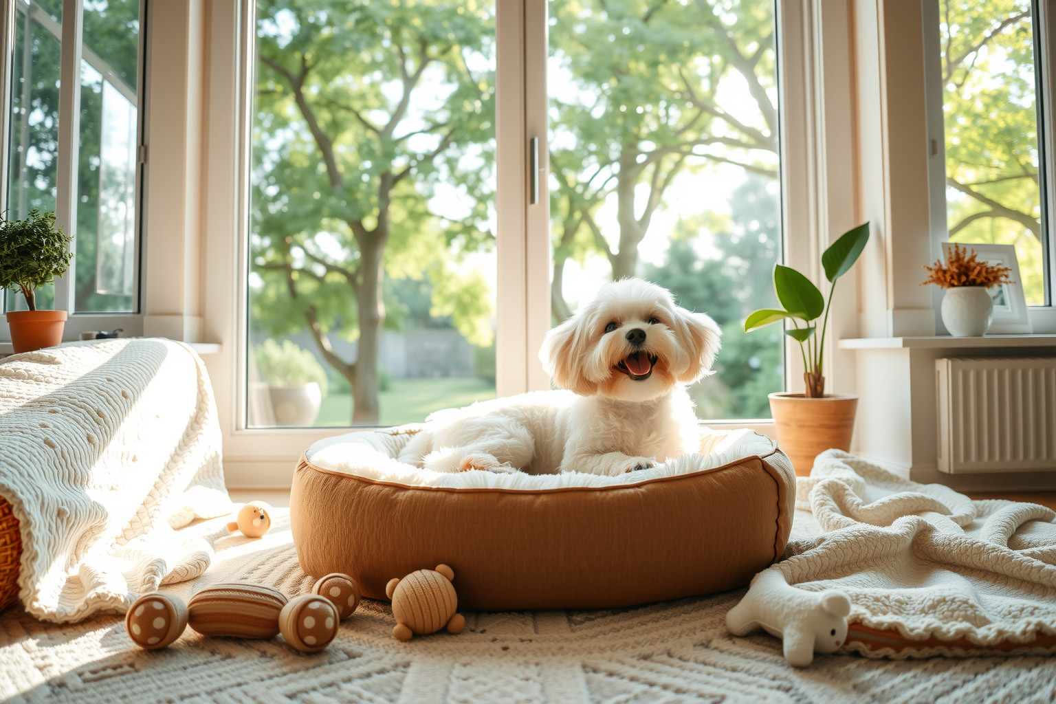 A Bichon Havanese boldog egy szeretetteljes és ingerszegény otthonban.