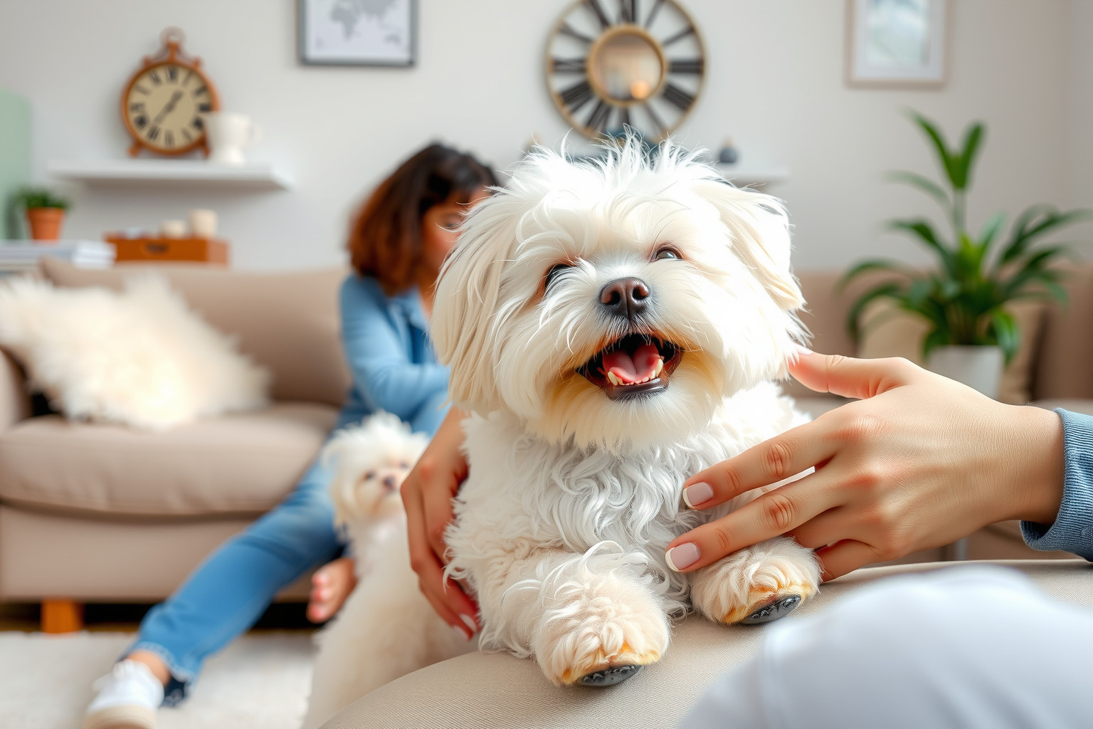 A Bichon Havanese kiváló családi társ, mindig vidám és hűséges.