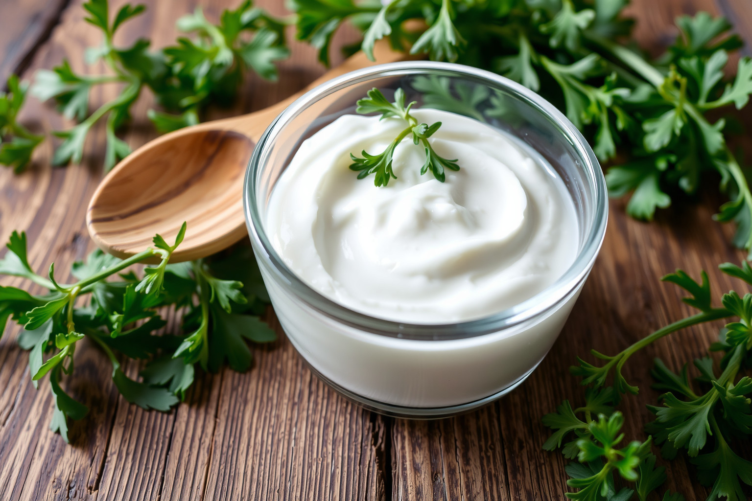A natúr joghurt gazdag probiotikumokban és kalciumban, erősítve a csontokat.