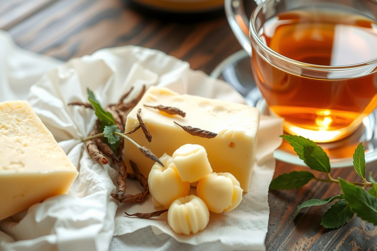 A tea antioxidánsai befolyásolhatják a vaj ízét és állagát.