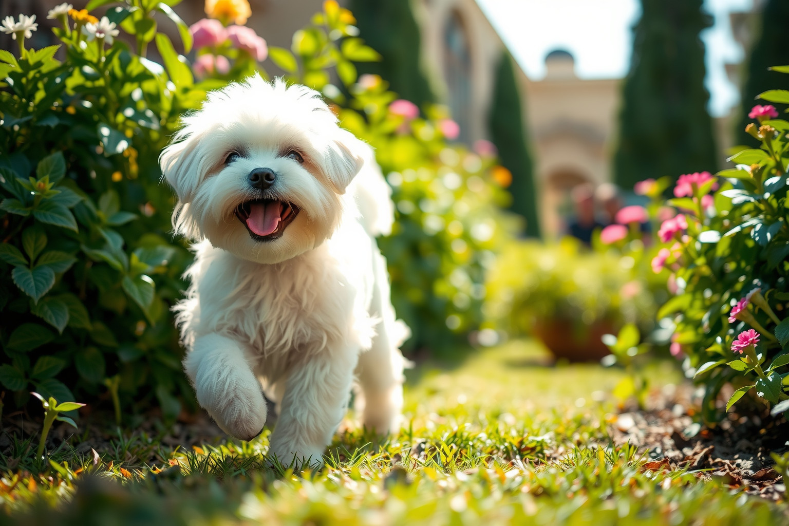 A Bichon Havanese barátságos természete ideális családoknak.