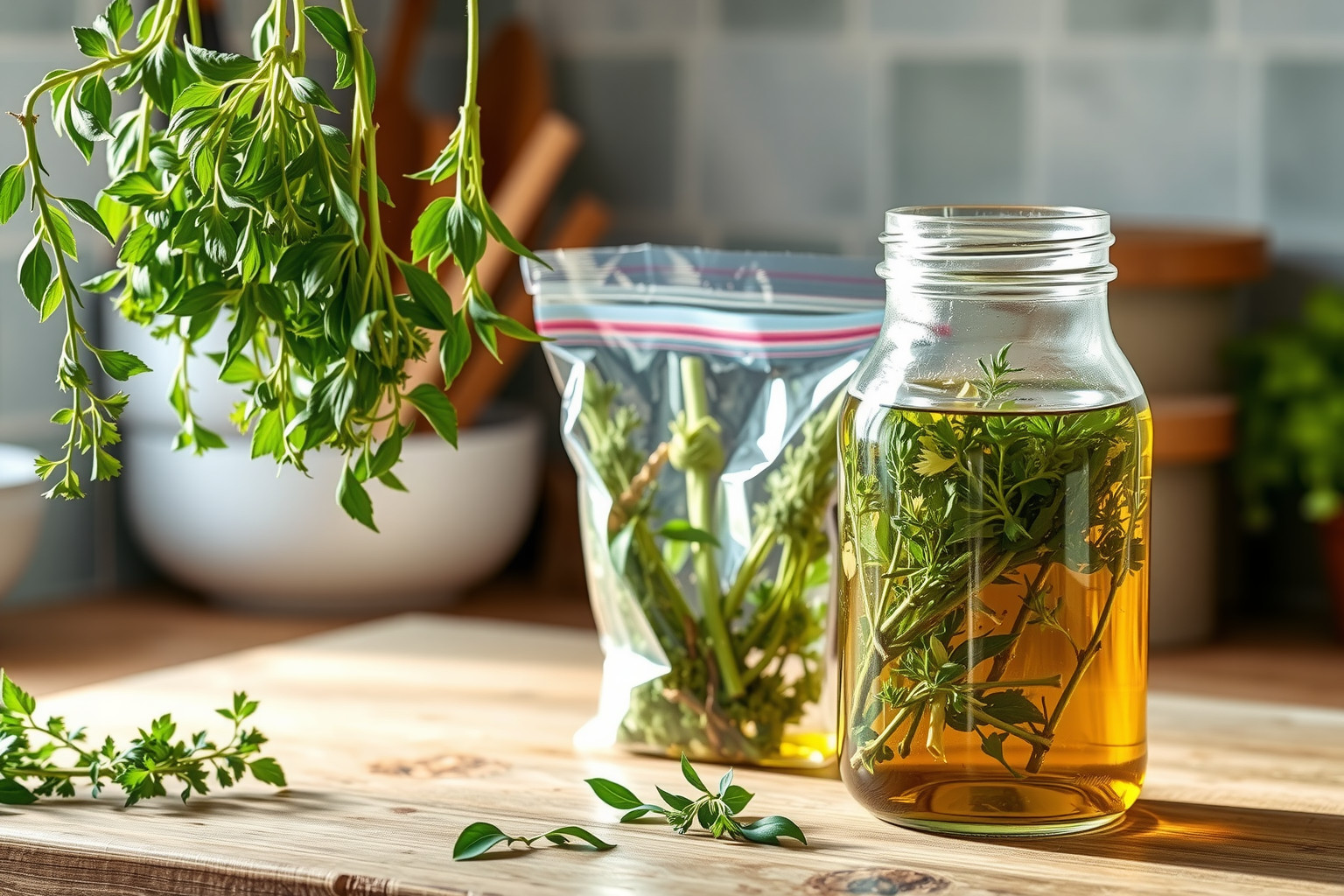 A szárított fűszernövények aromája akár egy évig megőrződik.