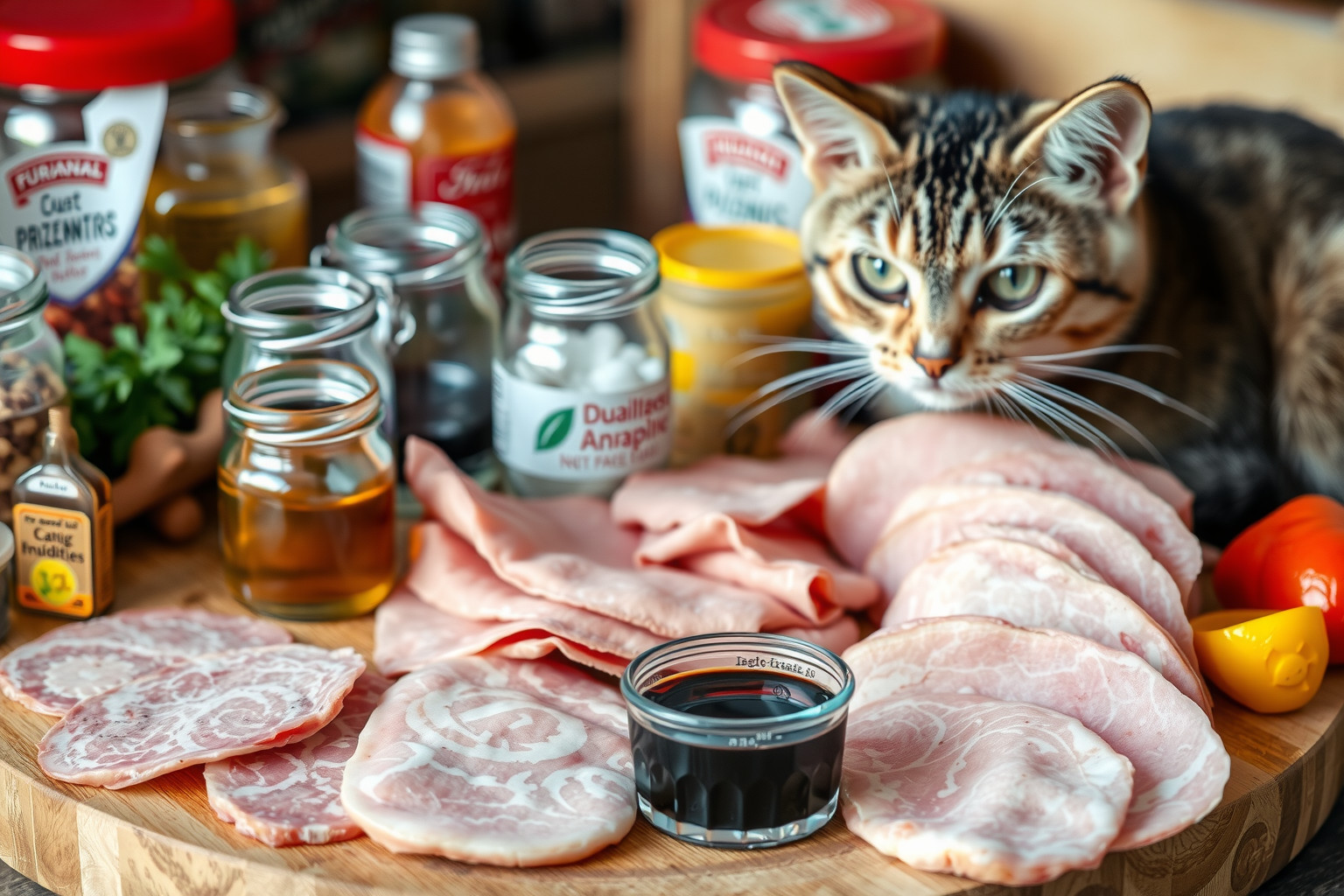 A feldolgozott húsok tartósítói macskák számára mérgezőek lehetnek.