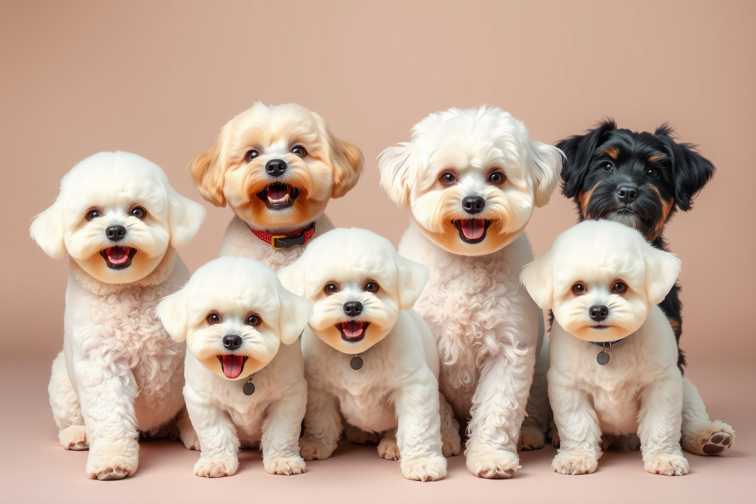 A Bichon Frise vidám és szeretetteljes, egyedi személyiséggel rendelkezik.