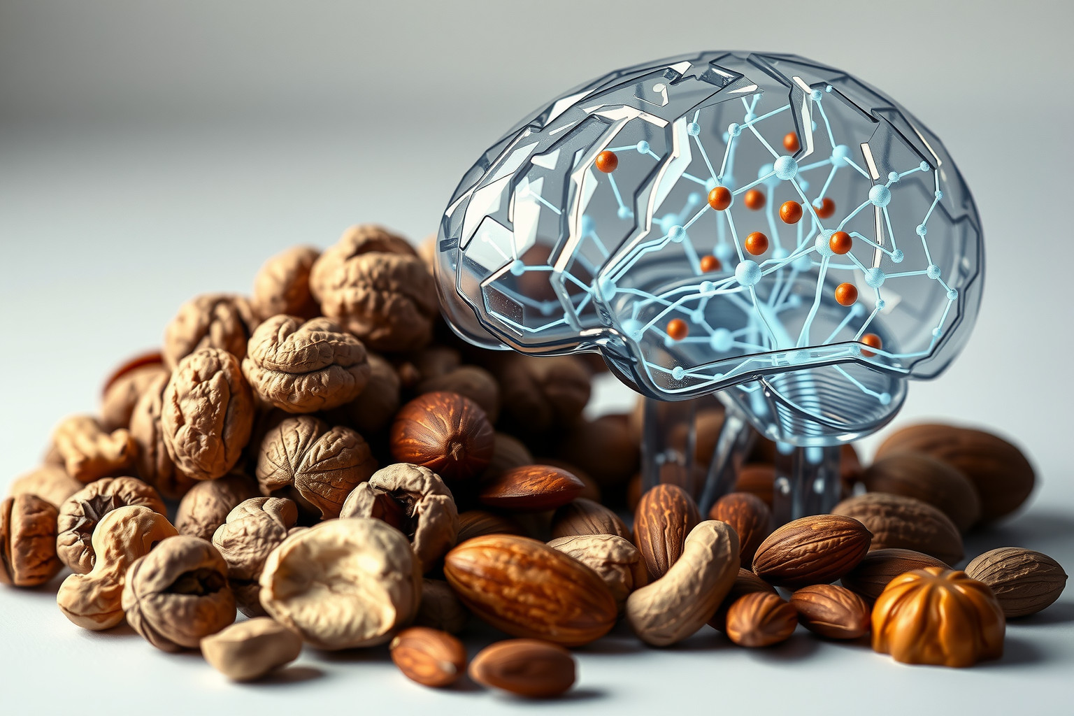 A diófélék gazdagok omega-3 zsírsavakban, amelyek javítják az agyműködést.