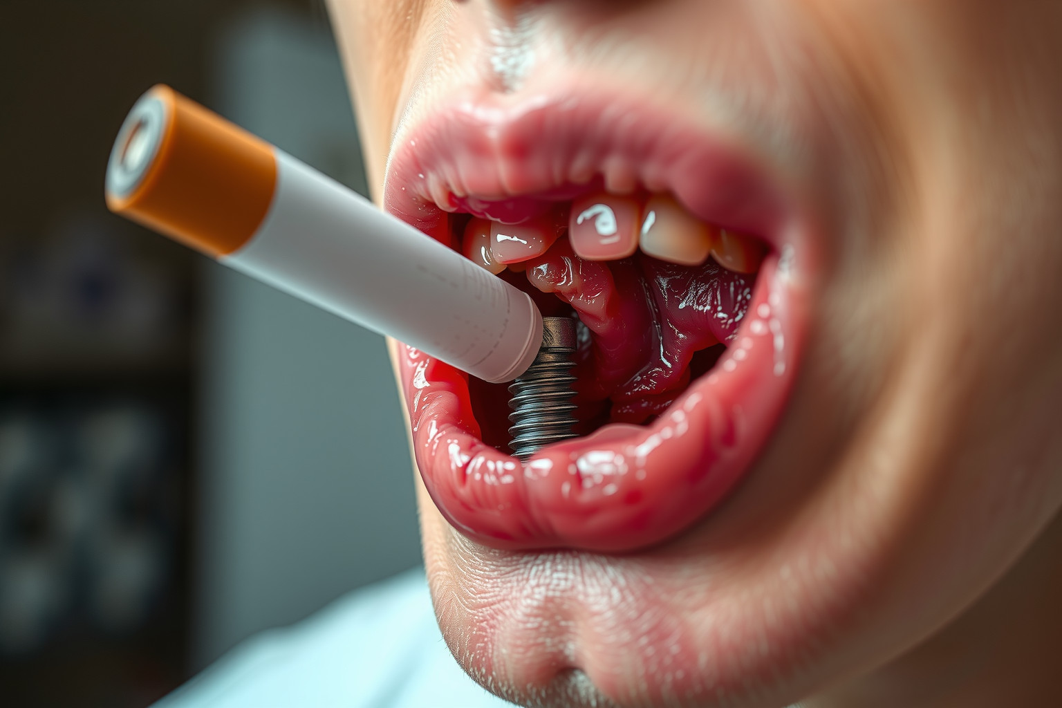 A dohányzás jelentősen növeli az implantátumok kilökődésének kockázatát.