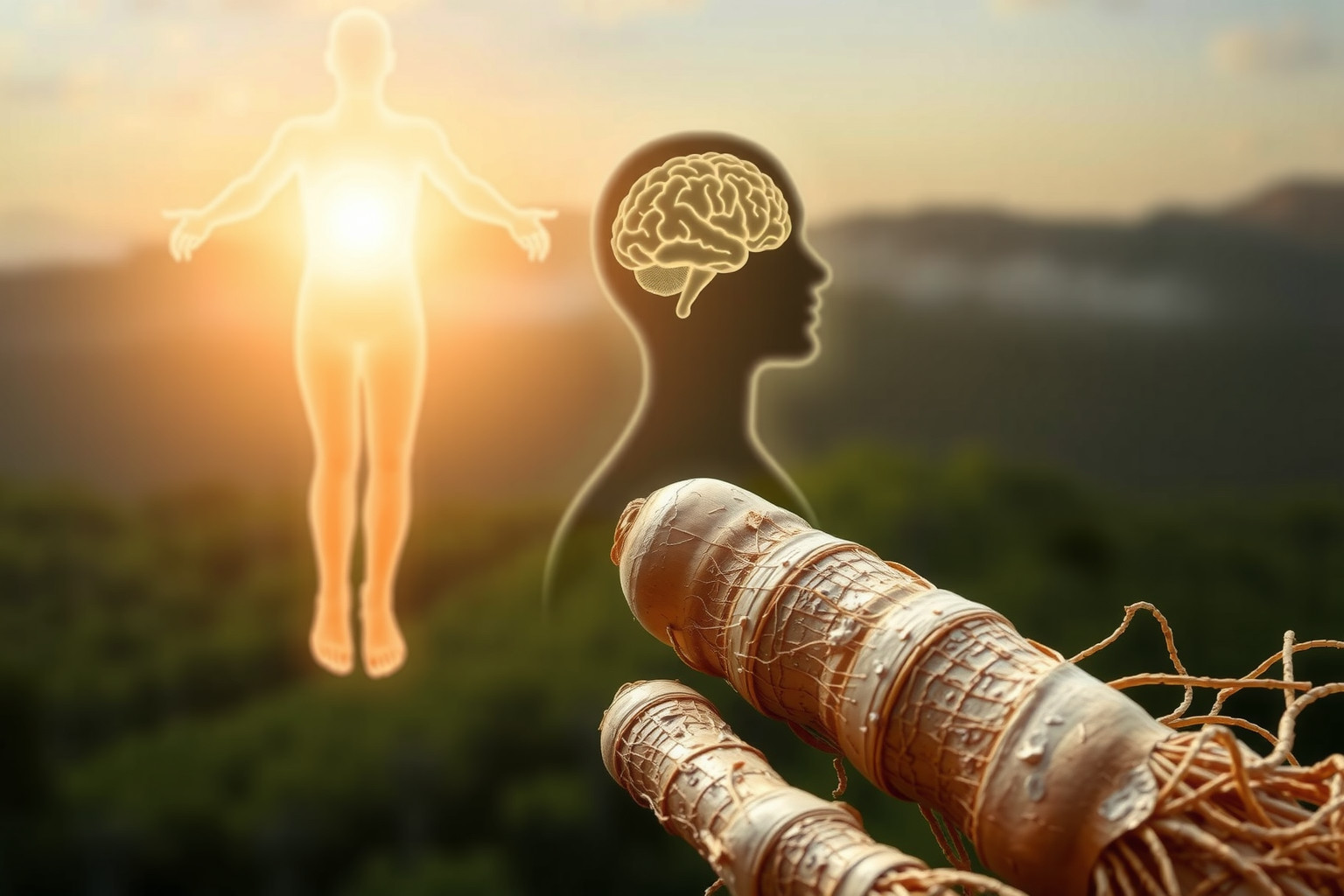 A ginseng fokozza az energiatermelést és csökkenti a stresszt.