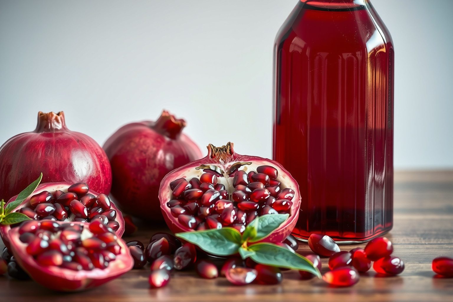 A gránátalma kivonat természetes antioxidánsként növeli az ételek frissességét.