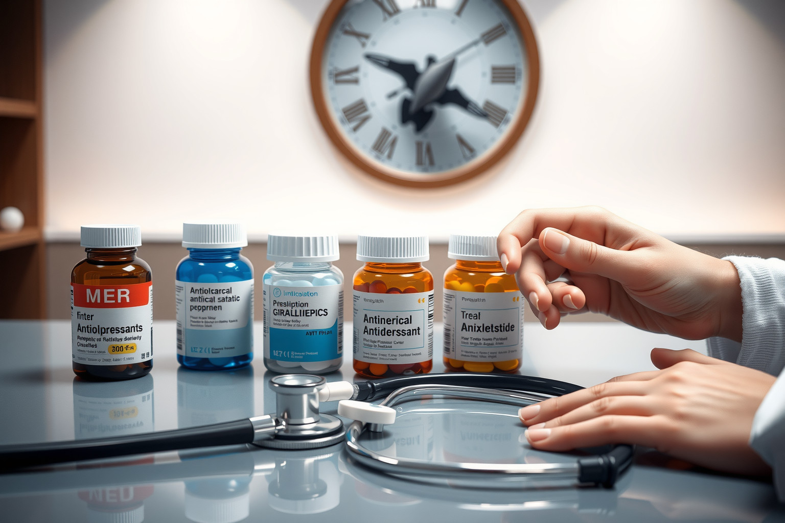 Az antidepresszánsok hatékonyak a pánikrohamok tüneteinek csökkentésében.
