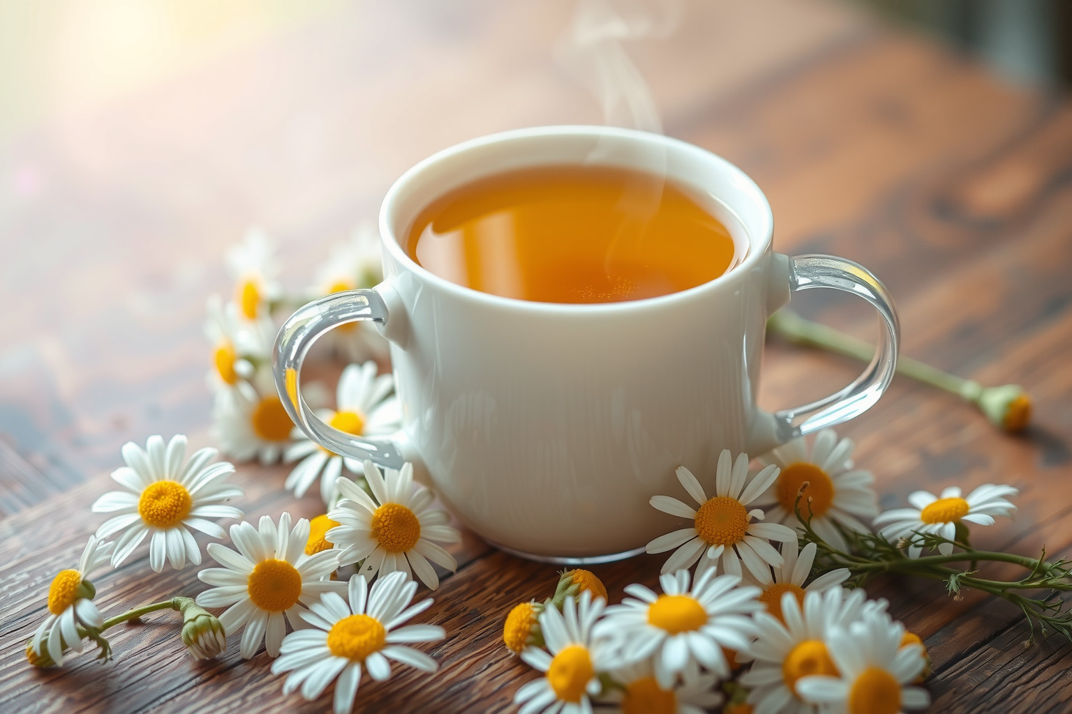A kamilla tea enyhítheti a szorongást természetes nyugtatóként.