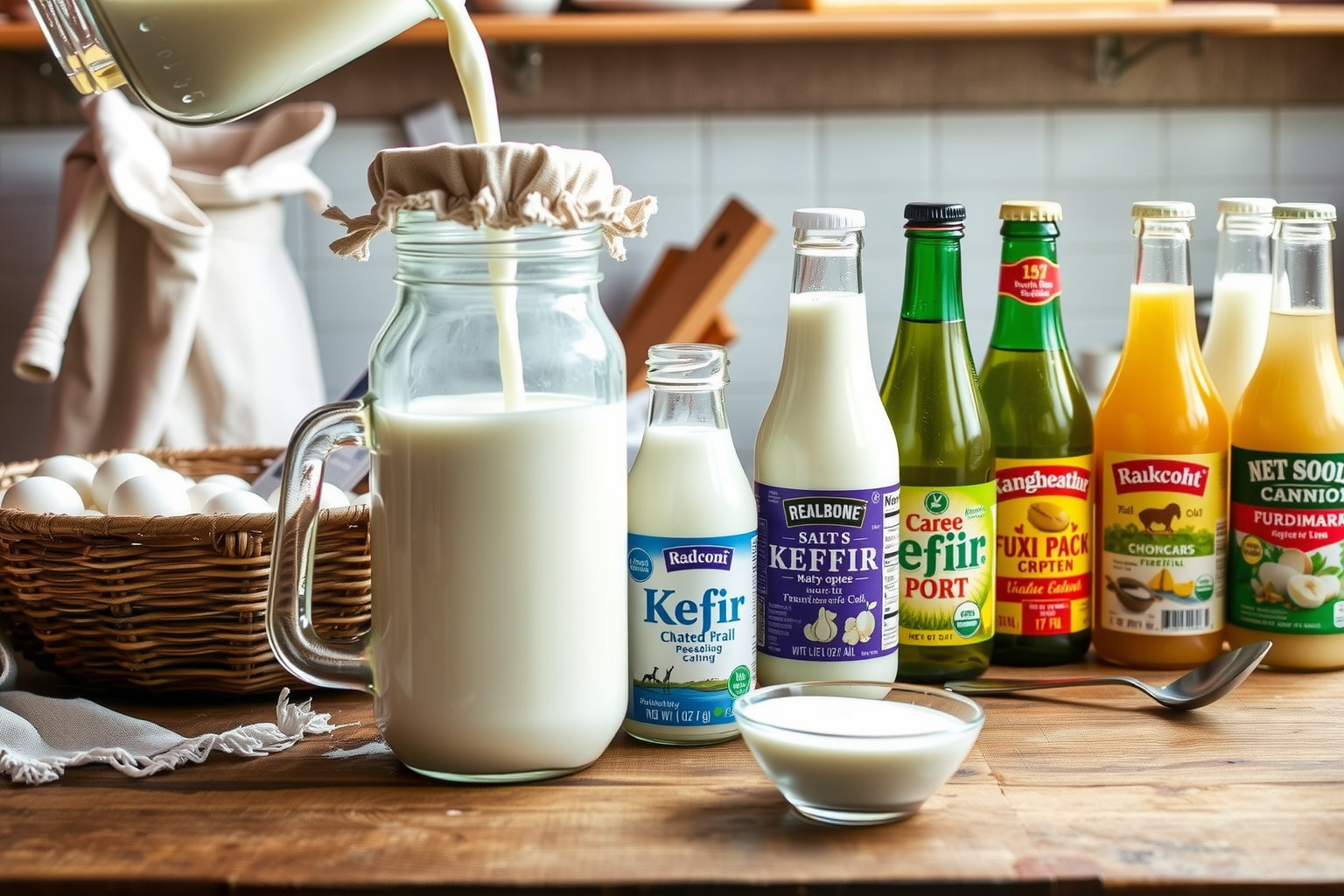 A házi kefir gazdagabb élő probiotikumokban, mint a bolti.