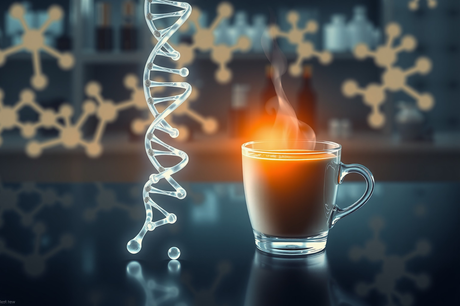 A CYP1A2 gén variációja befolyásolja a koffein lebontását.