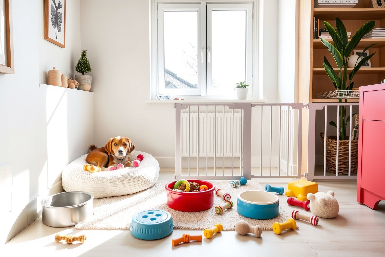 A kölyökkutya biztonsága érdekében áramforrásokat rejts el.