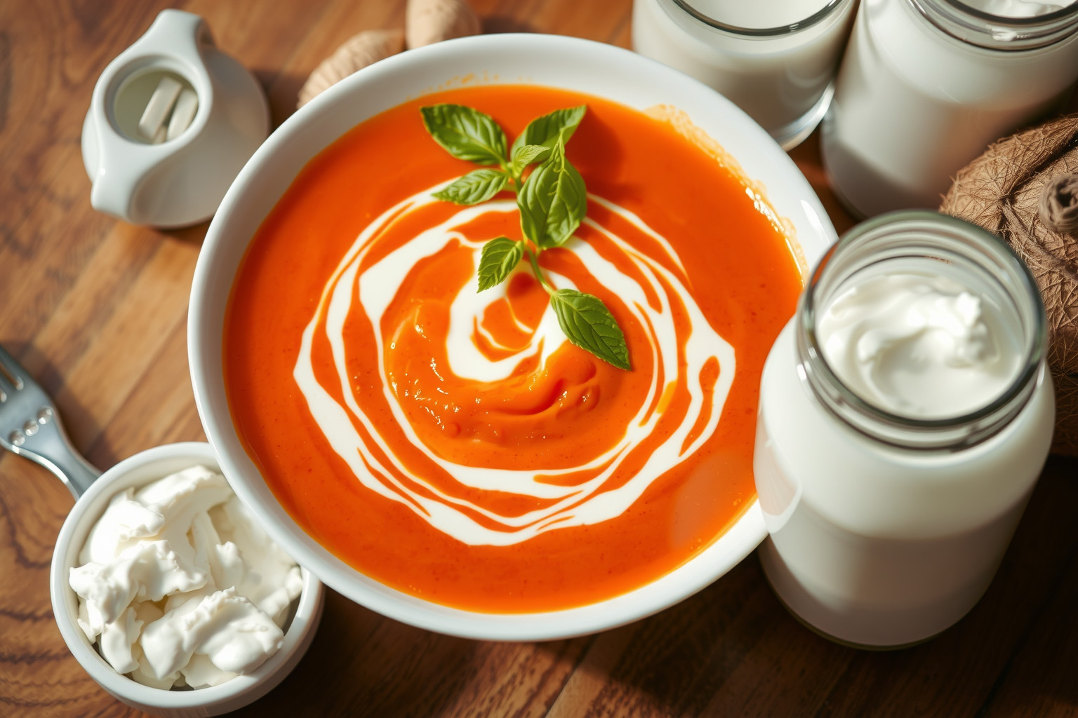 A mascarpone gazdag, selymes textúrát varázsol minden leveshez.