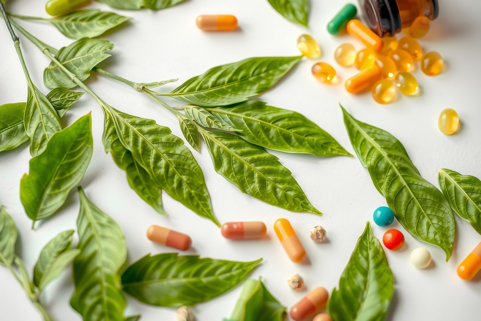 A moringa levél gazdag C-vitaminban és antioxidáns fitokemikáliákban.