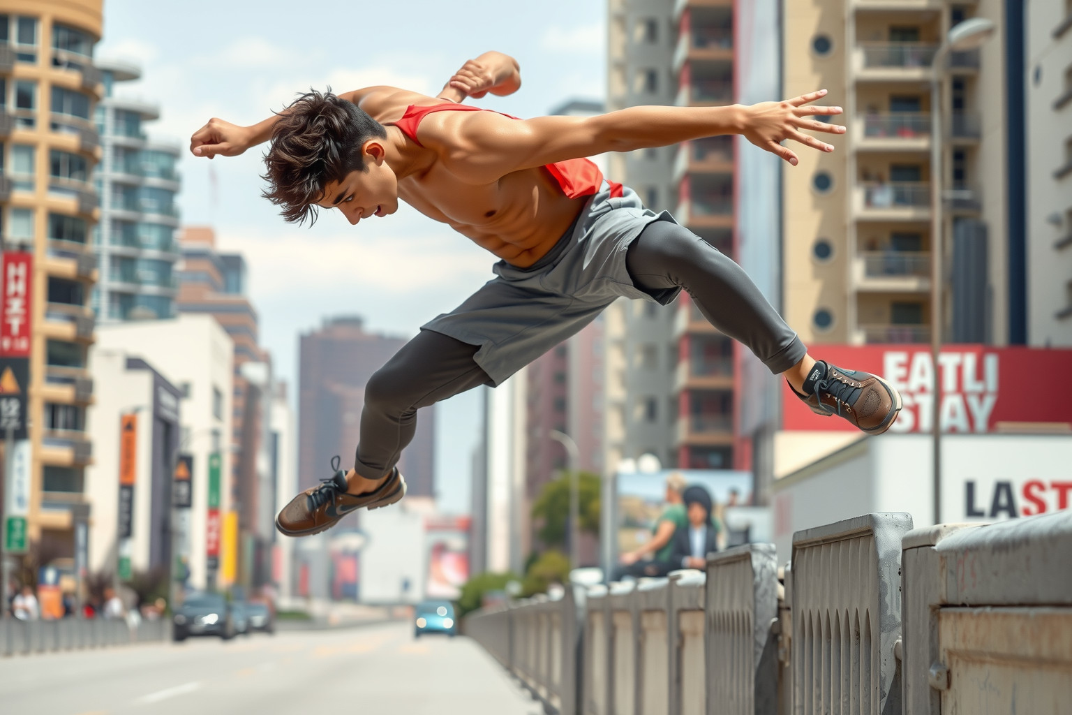 A parkour javítja az idegrendszeri kapcsolatok gyors alkalmazkodását.