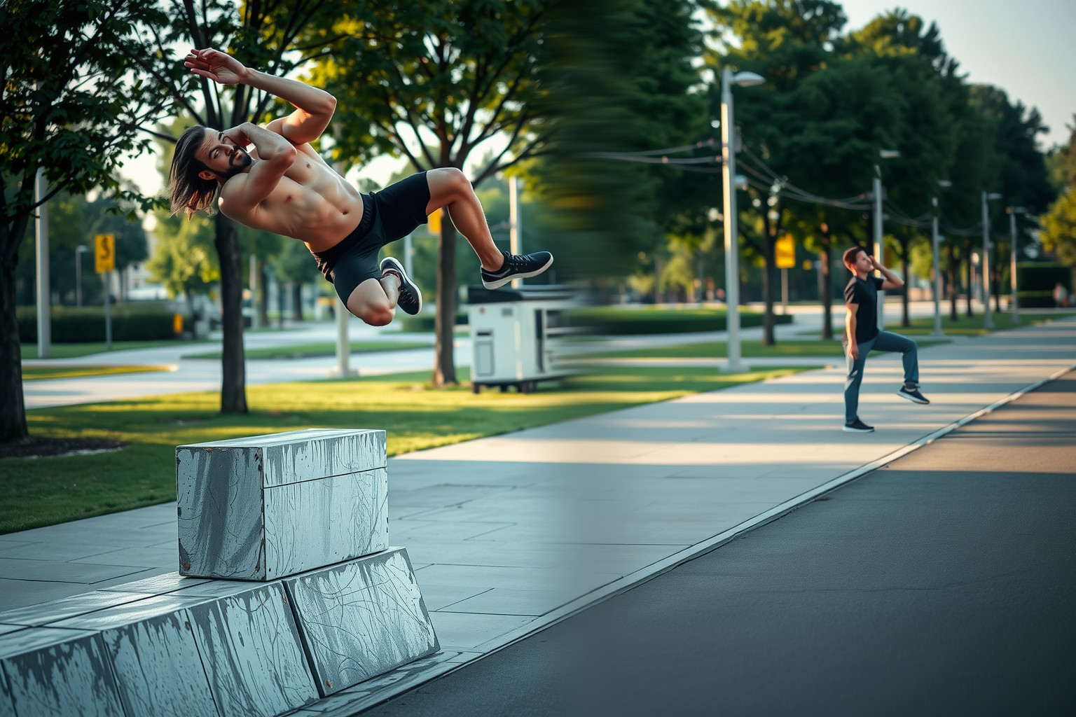 A helyes technika és bemelegítés csökkenti a parkour sérüléseket.