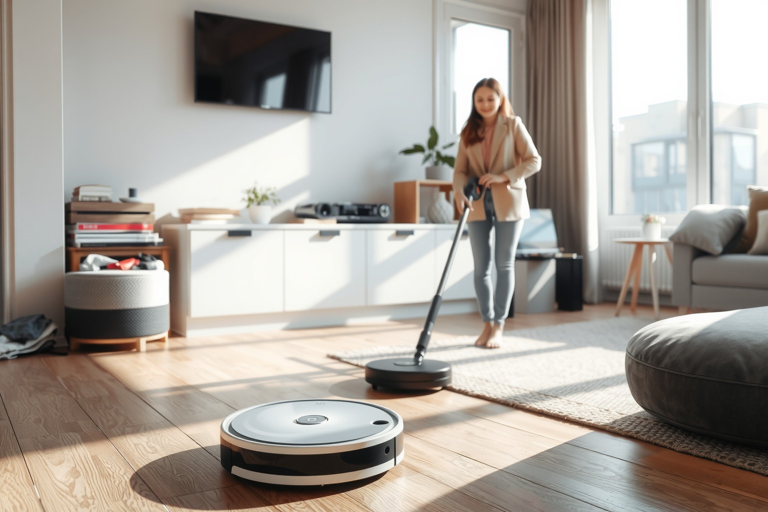 A robotporszívók akár heti több órát is megtakaríthatnak.