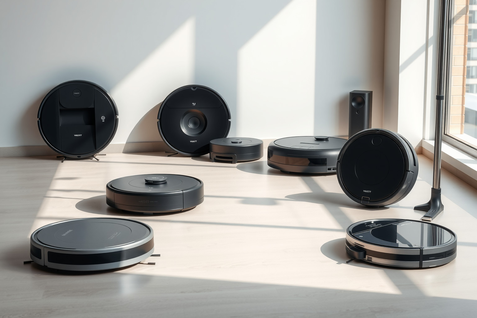 A robotporszívók különböző típusai eltérő hatékonysággal tisztítanak.