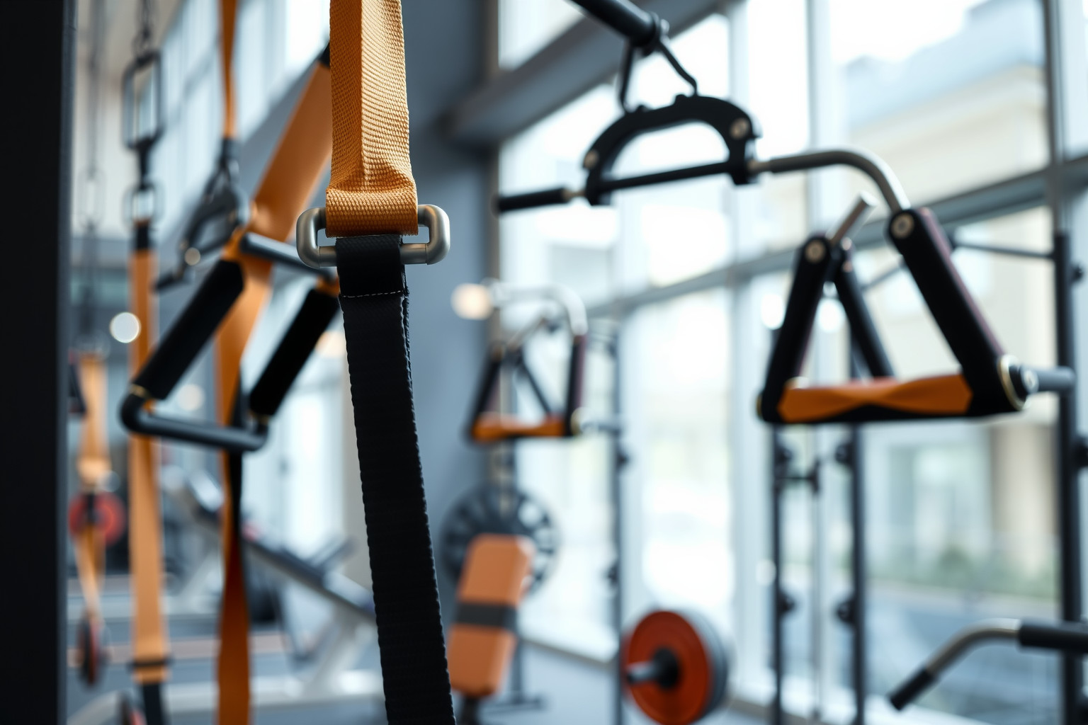 A TRX hevederek állítható hosszúságúak és ergonomikus fogantyúval rendelkeznek.