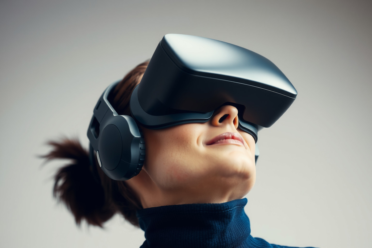 A kényelmes ergonómia hosszabb VR-élményt és kevesebb fáradtságot biztosít.