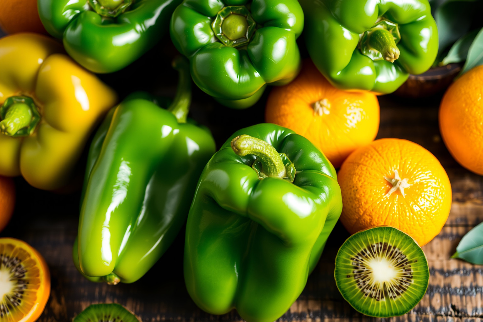 A zöldpaprika C-vitamin-tartalma támogatja az immunrendszert hatékonyan.