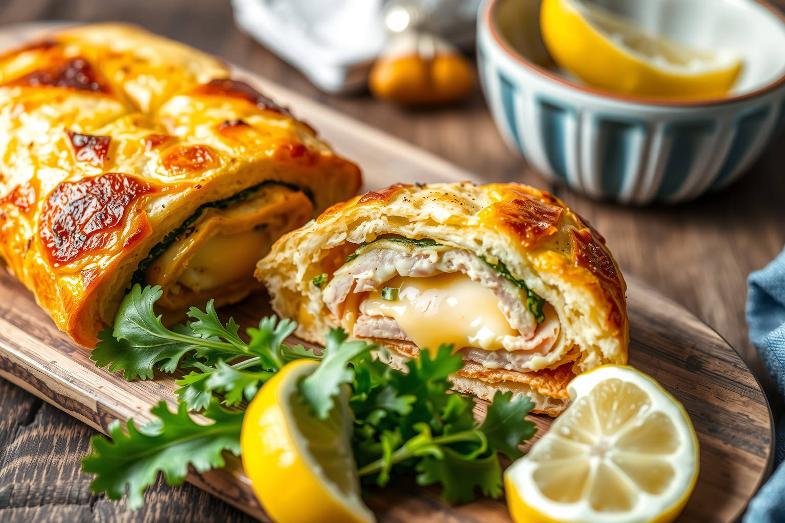A gluténmentes Cordon Bleu búzamentes panír segítségével készül.