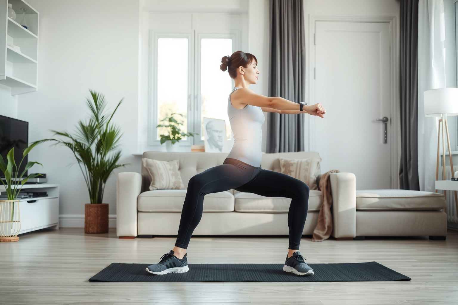 A HIIT otthon is hatékony, akár saját testsúllyal.