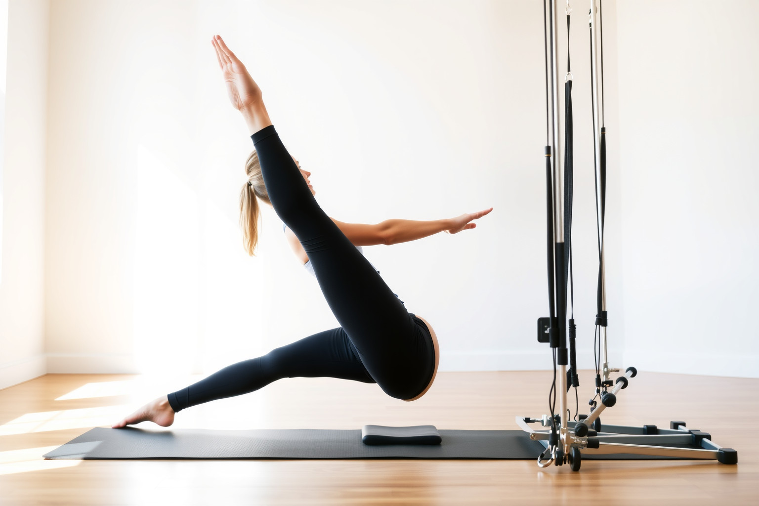 A Pilates kezdőknek fokozatosan erősíti a core-izmokat és javítja a testtartást.