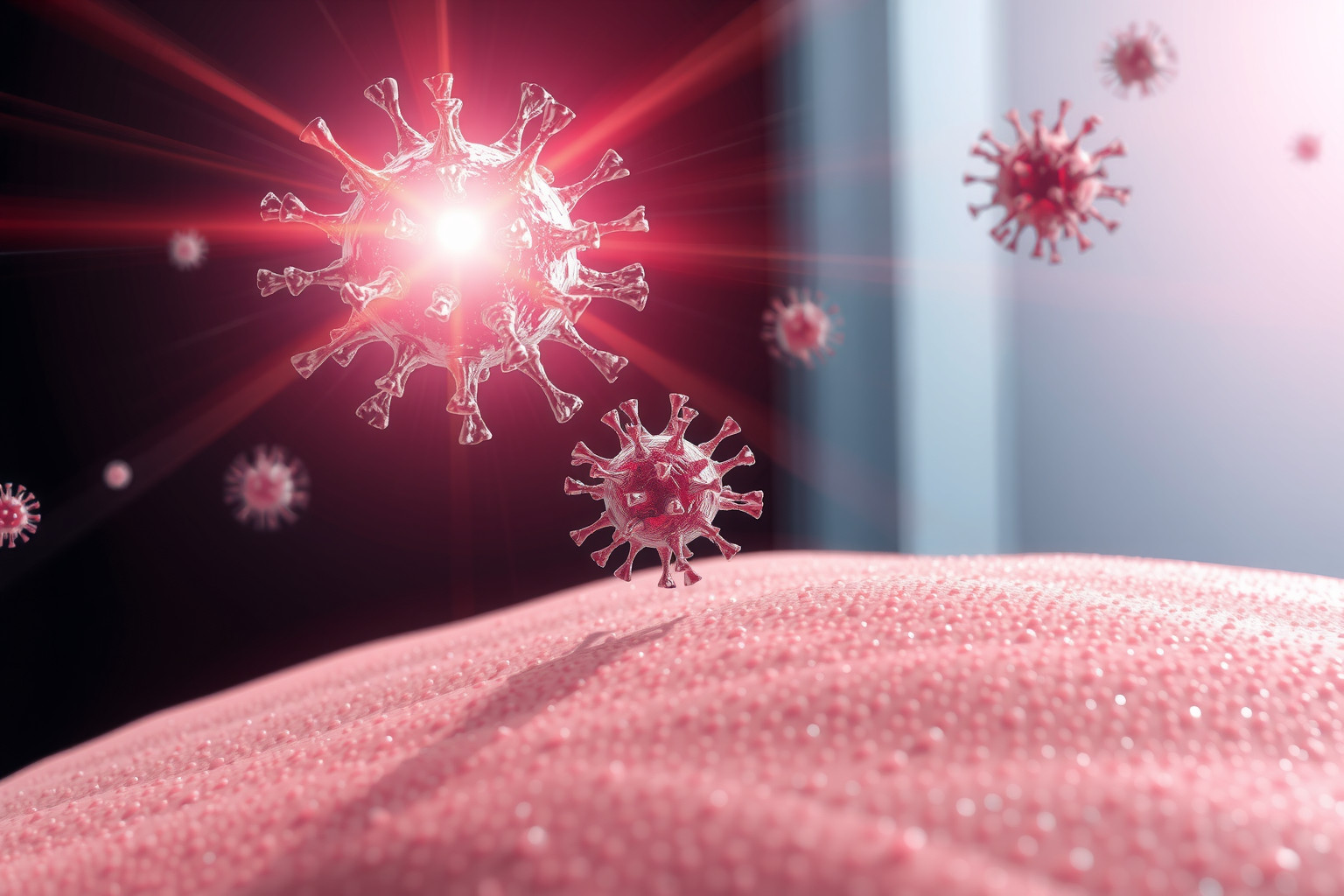 Az UV sugárzás gyengítheti az immunválaszt herpesz- és HPV-fertőzésekben.