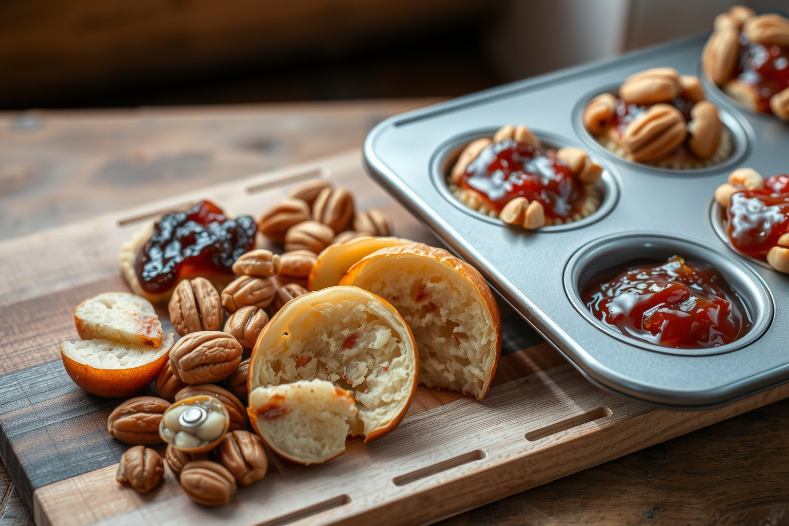 A zserbó mini változatok muffinformában gyorsabbak és praktikusabbak.