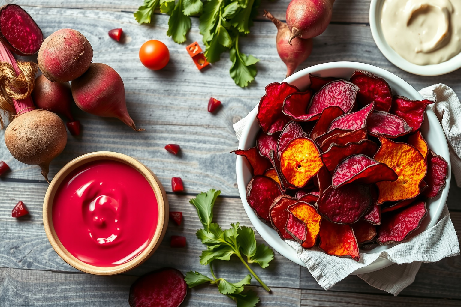 A cékla chipsek több antioxidánst tartalmaznak, mint a burgonya.