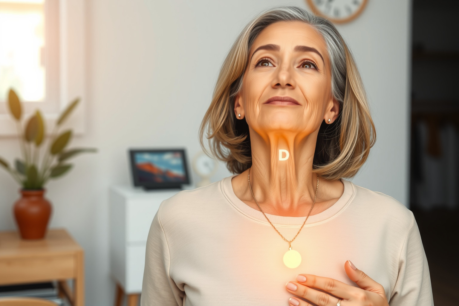 A D-vitamin támogatja a pajzsmirigy működését és menopauzát.