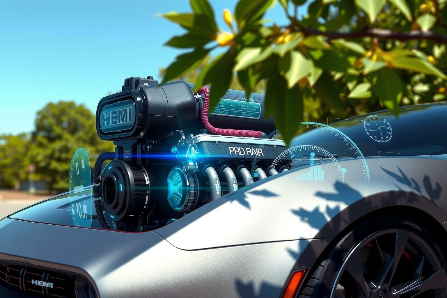 A HEMI motorok magas hatásfoka csökkenti az üzemanyag-fogyasztást és károsanyag-kibocsátást.