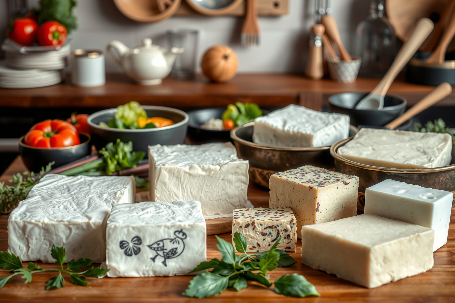 A selyemtofu krémleveshez, a kemény tofu grillezéshez ideális.