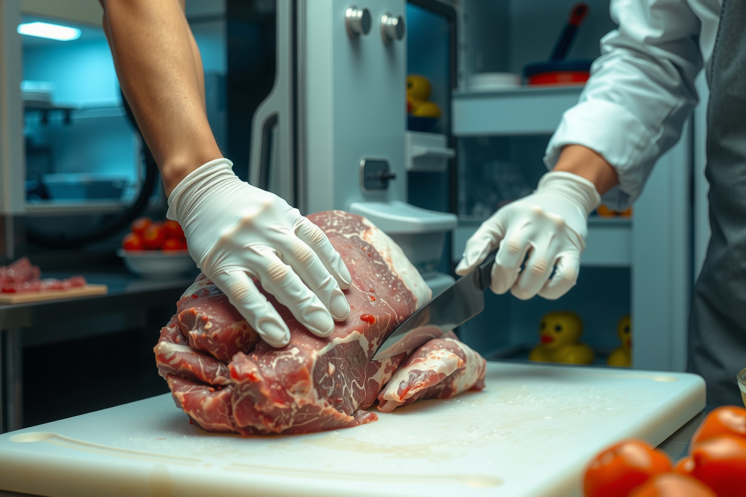 Leolvasztás után a hús azonnal fogyasztandó vagy főzendő.