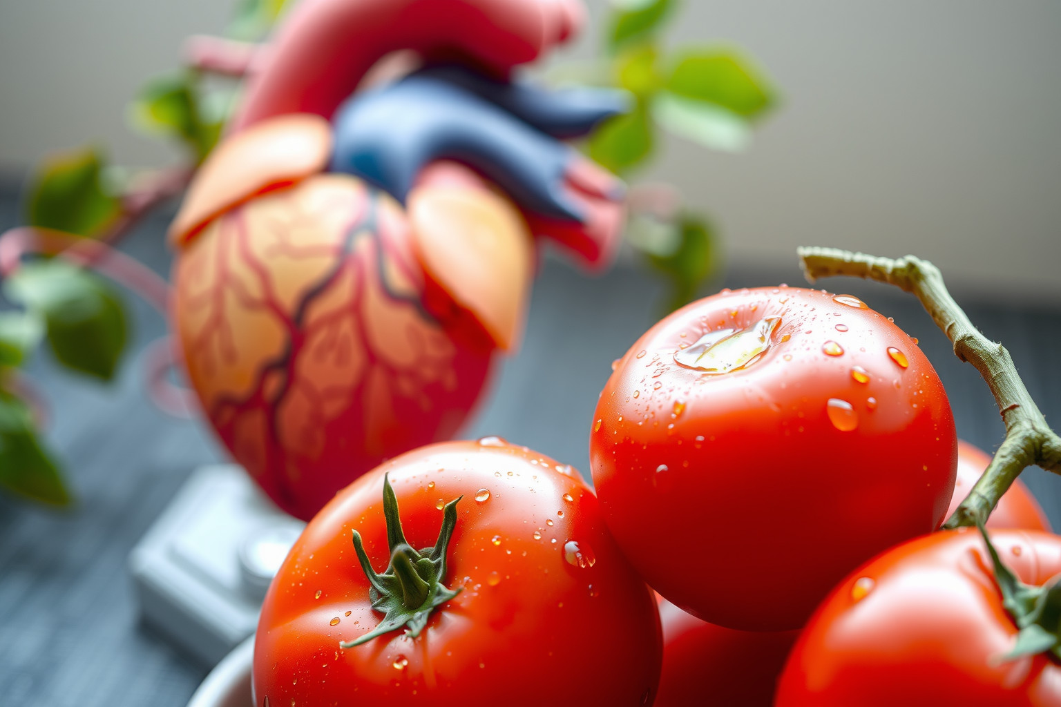 A likopin csökkenti a szívbetegségek kockázatát antioxidáns hatásával.
