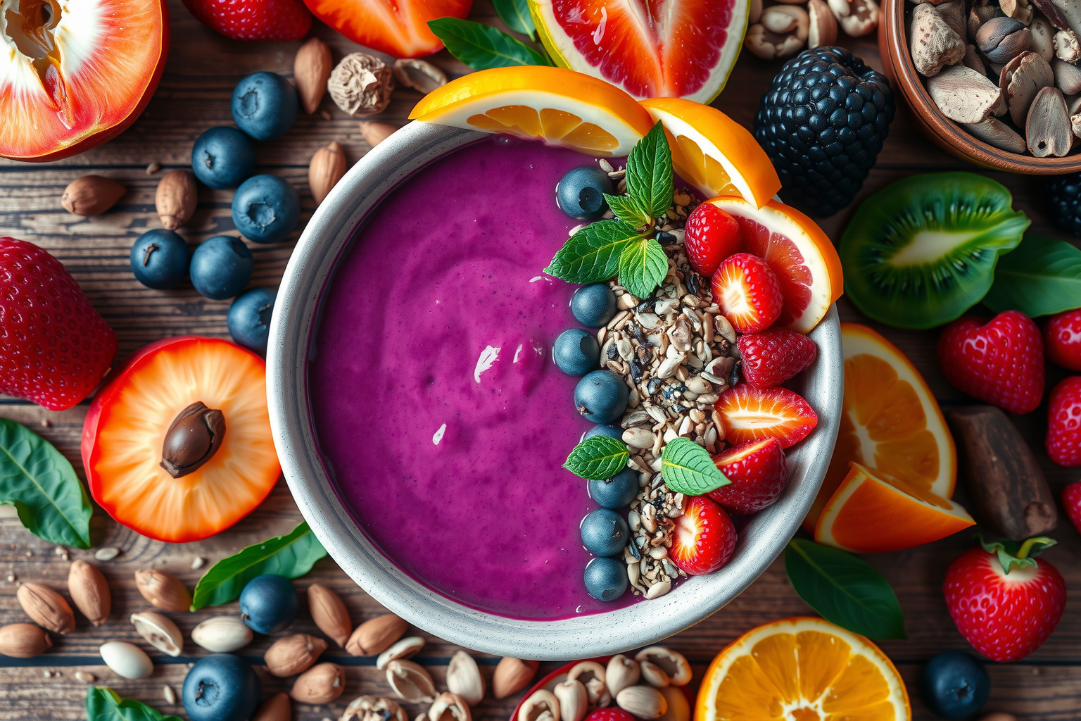 A maca porral ízesített smoothie bowl vitamindús és lendületes reggeli!
