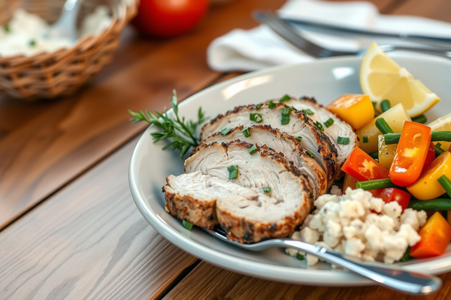 A maradék karaj remek alapanyag gazdag, gyors ételekhez.