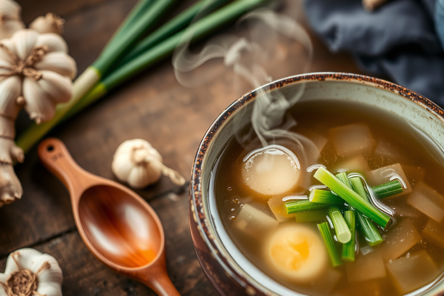 A miso-leves probiotikumai támogatják a bélflóra egészségét.