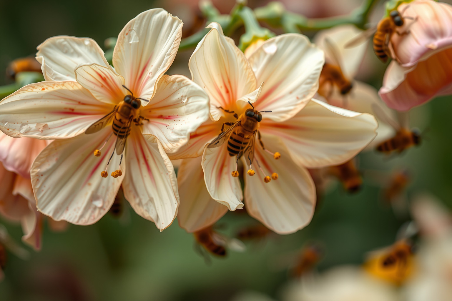 A nektár és pollen minőségének romlása veszélyezteti a beporzókat.