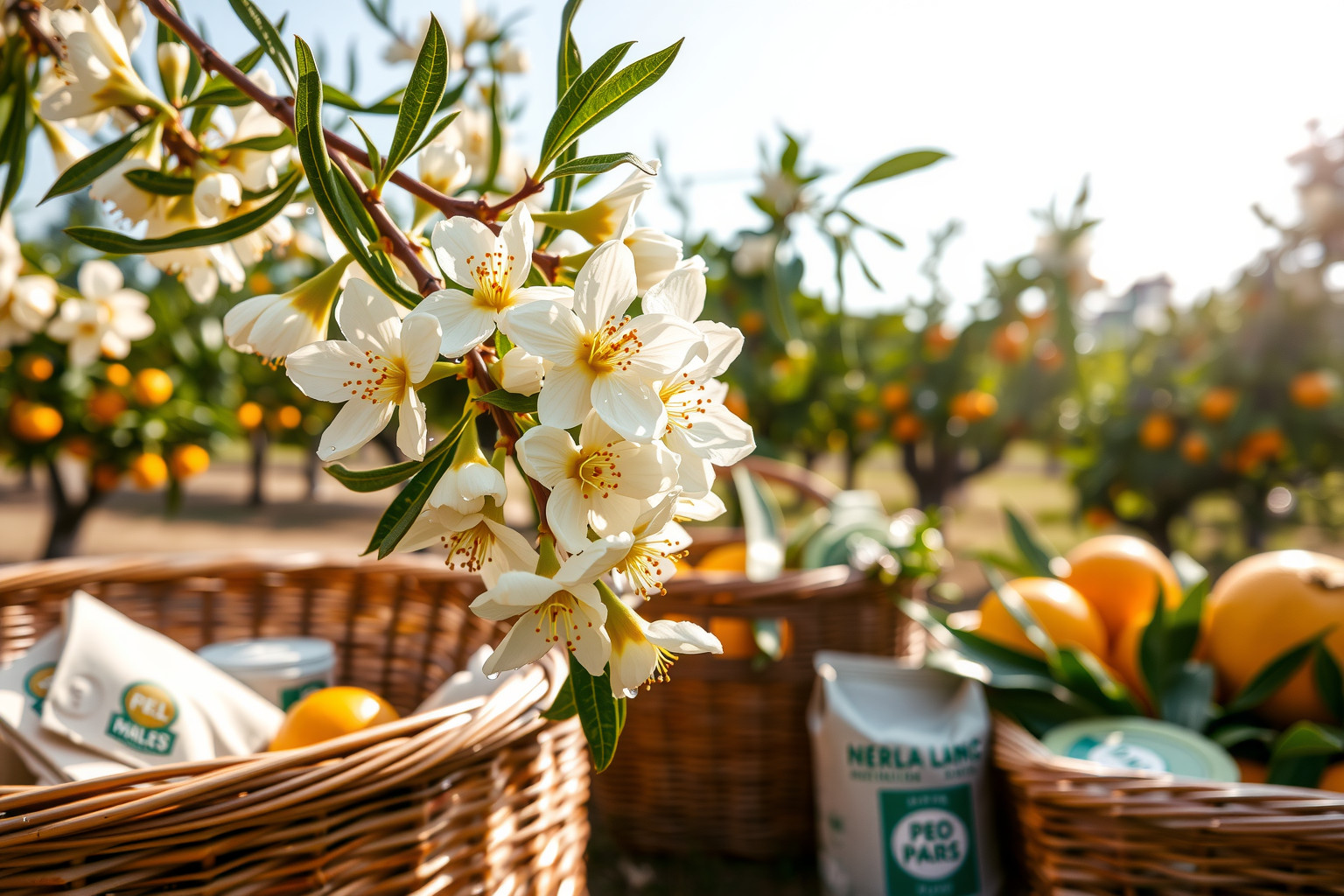 A neroli olaj fenntartható forrásai támogatják a biodiverzitást.
