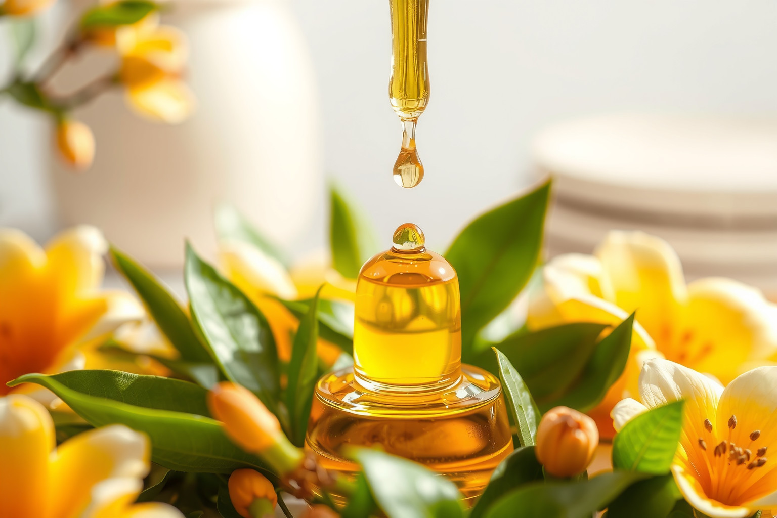 A neroli olaj segíthet csökkenteni a stresszhormonok szintjét.