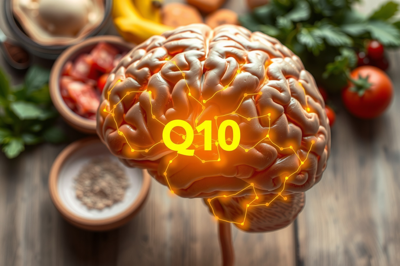 A Q10 koenzim javítja az agyi energiaellátást és memóriát.