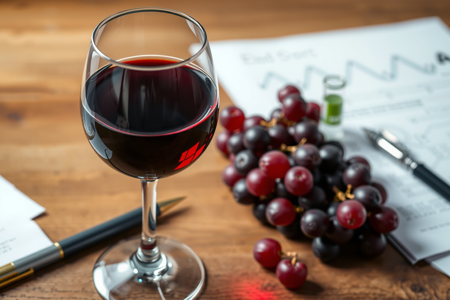 A rezveratrol antioxidáns hatása csökkentheti a szívbetegségek kockázatát.