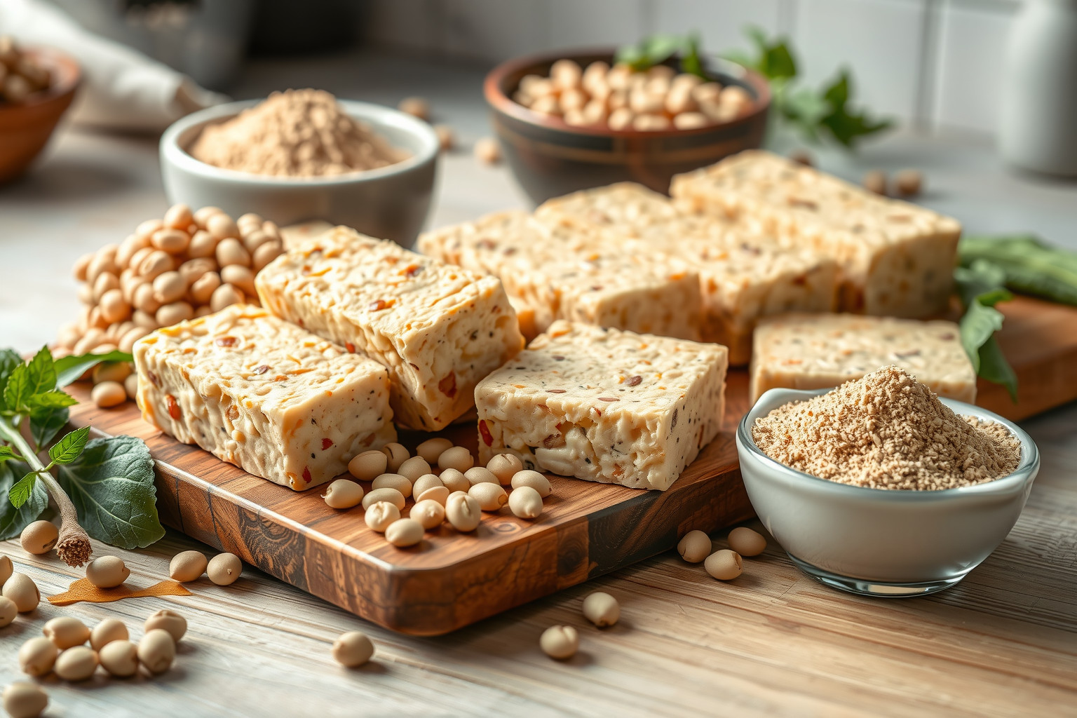 A tempeh gazdag teljes fehérjeforrás, kiváló aminosavprofil.