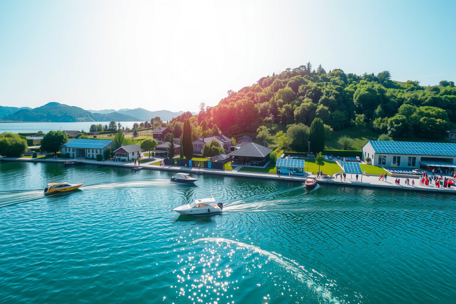 A Balaton vízszintje csökken, új turizmusformák terjednek.