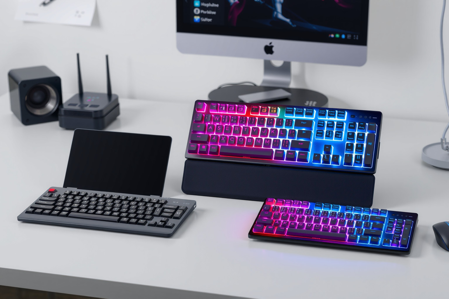 A gamer billentyűzetek gyors válaszideje versenyelőnyt biztosít.