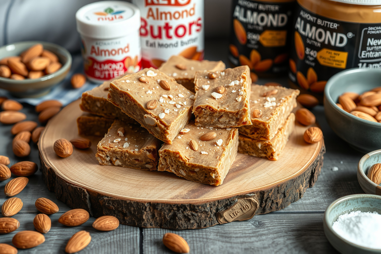 Keto mandulavajszeletekhez eritrit és stevia ideális édesítők.
