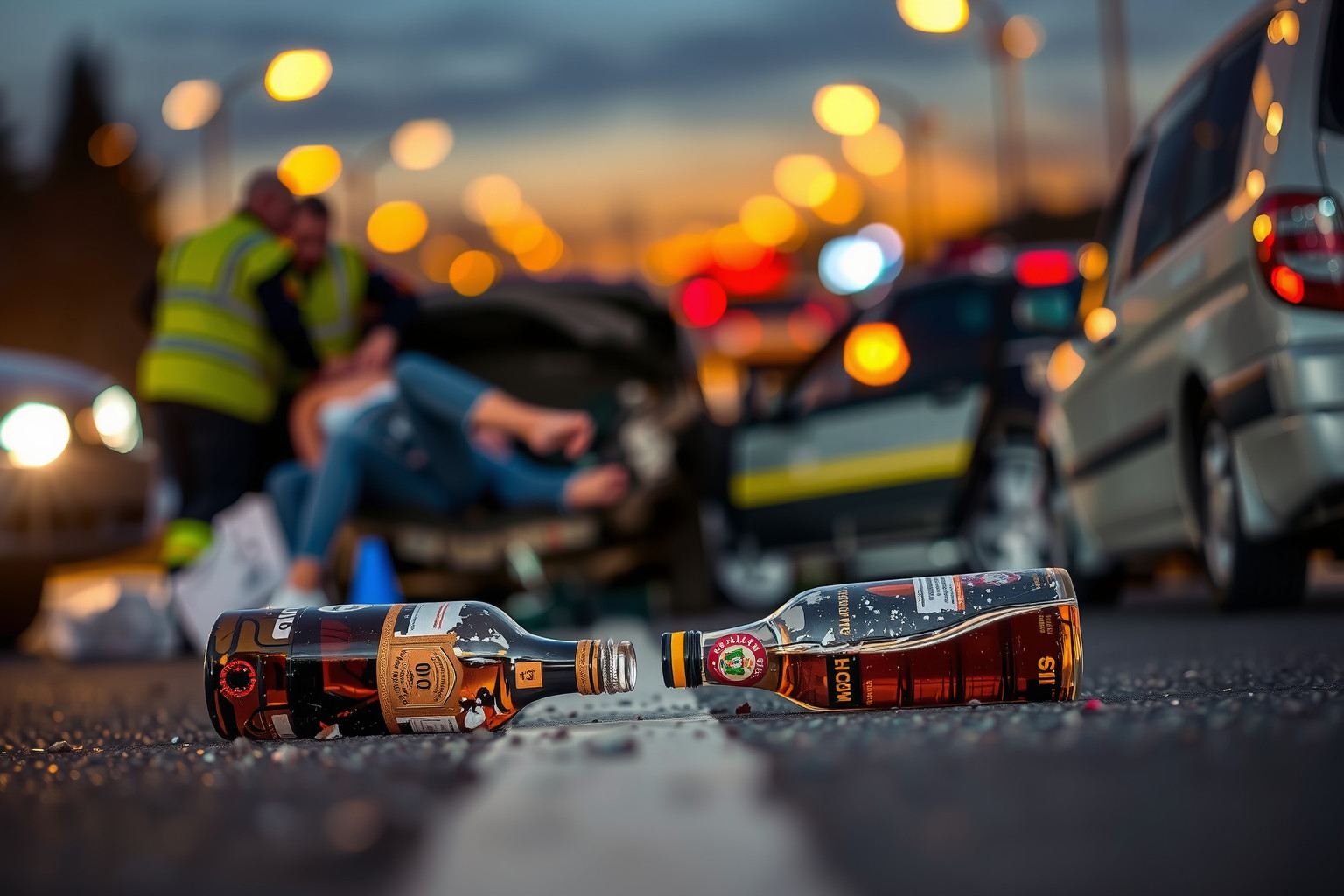 Az alkohol jelentősen növeli közlekedési balesetek kockázatát.